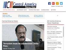 Tablet Screenshot of centralamericanews.net